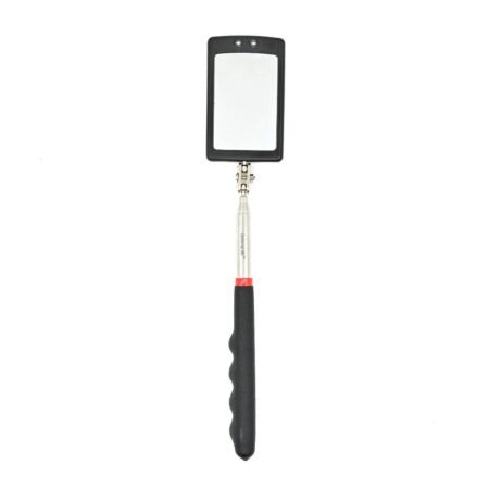 Telescoping LED Lighted Flexible Inspection Mirror 360 Swivel for Extra Viewing