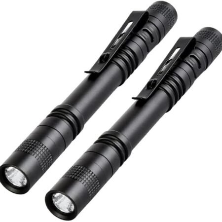 Pen Flashlight, 2 PCS Led Pen Light Flashlights with Clip