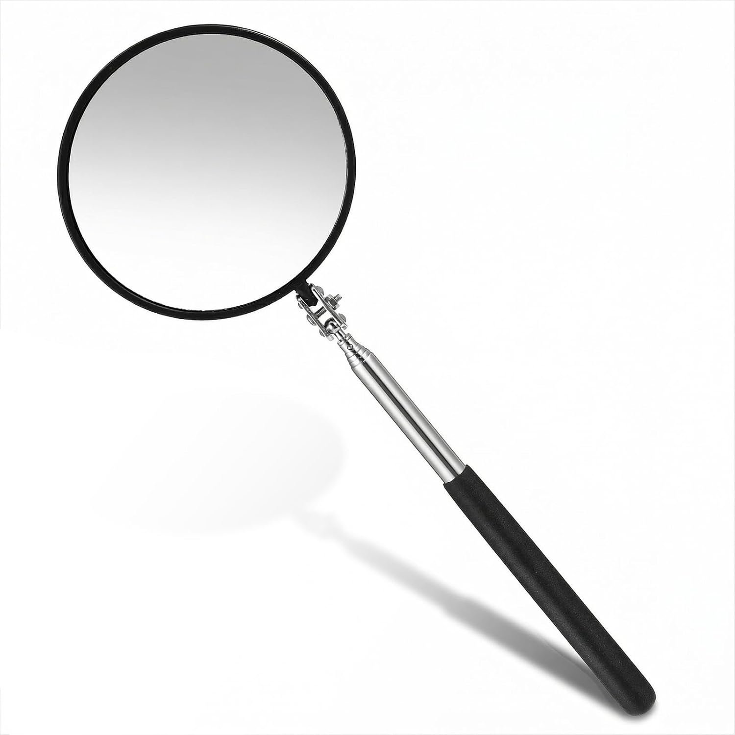 Telescoping Inspection Mirror, 360 Rotation Flexible Mirror On Stick