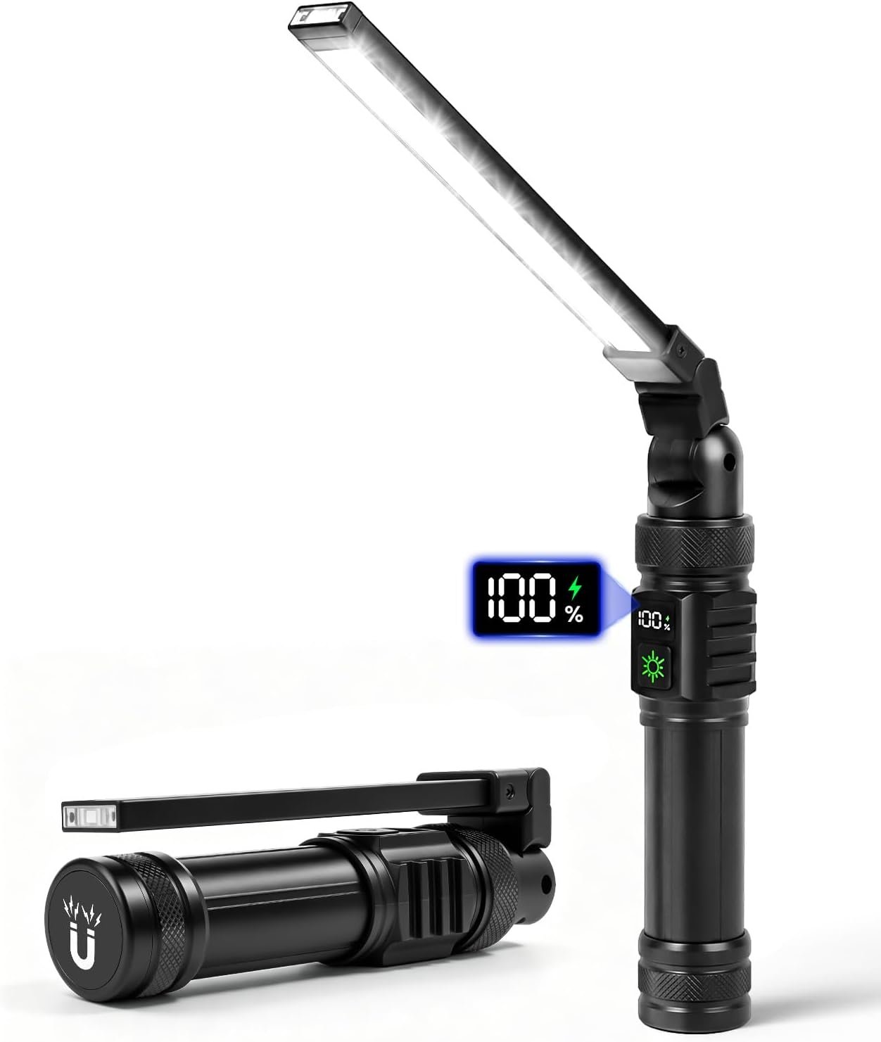 Magnetic Rechargeable LED Work Light/Flashlight for Mechanics